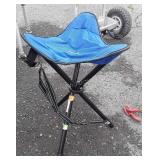 Folding 18" Tripod Stool, lbs capacity 230
