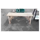 42" Wood Bench Seat or a nice Crock Bench
