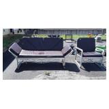 Two pc vintage Front Porch Outdoor Furniture Set,