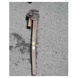 Old Pipe Wrench, about 30" long