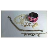 Group of costume jewelry,  includes Tasha