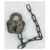 Lock and key, Elkhart IND "CR" works