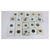 20 trolley and train tokens