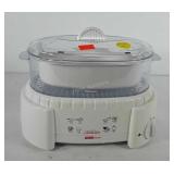 Sunbeam instant steamer, powers up