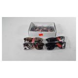 Ten pairs of sunglasses