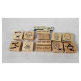 Halloween themed stamps, includes bars, witches,