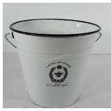 Enameled bucket