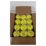 ASA thunder hycon yellow composite softballs, 12