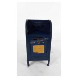 Post office drop box coin bank, 9"