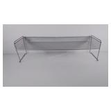 Tabletop or countertop metal shelf