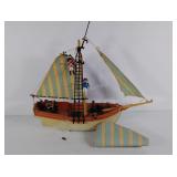 Playmobil English Schooner play set, incomplete