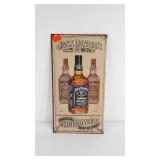 Advertising Jack Daniels metal sign, 9x16