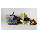Toys, helmets, learning toys, figurines, Cranium