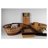 Frames, frame clamp, laundry baskets (wear as