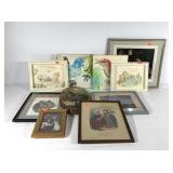 Wall art, small framed prints, plaque, stretched