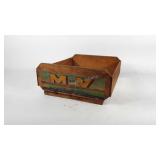 M and V Jasmine Vineyards produce shipping crate,