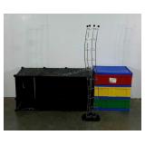 Storage solutions, includes CD tower, plastic