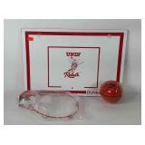 The Dunker Only Rebels over-door basketball net,