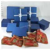 11 jewelry boxes assorted sizes and five jewelry