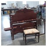 3pc Bedroom Furniture lot, Depression era Full