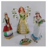 Group of Three Lenox porcelain figurines