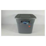 Sterilite plastic storage tote with lid, 18