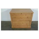 File cabinet, wood, heavy