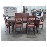 7pc Dining Table Set, 6ft table having one 24"