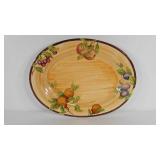 Fruit themed platter, 19"