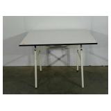 Desk, workspace, adjustable and swing legs fold