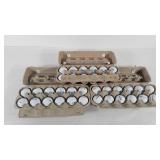 Golf balls, three dozen used Srixon golf balls