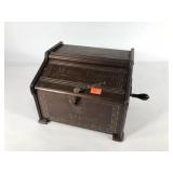 Musical Casket, No. 2 roller organ, does roll by