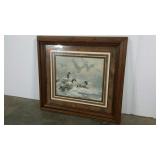 Winter Retreat, framed print,  41 x 44