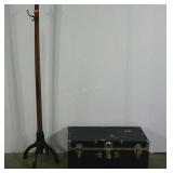 Trunk and coat rack