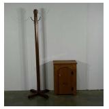 Cabinet and coat rack