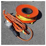 Shop Light, plus Electric extension cord with