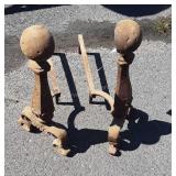 Set of Fireplace Andirons
