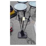 Fireplace Tool stand with 3 tools