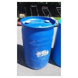55 gallon Blue poly barrel