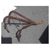 Cultivator attachment, 3 points for Garden plow