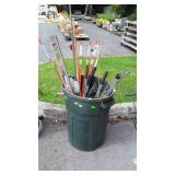 Trash Can with Hardware Contents, level, lights,