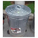 Behrens 31 gallon galvanized trash can with lid