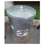 Behrens 31 gallon galvanized trash can with lid
