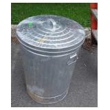 Behrens 31 gallon galvanized trash can with lid