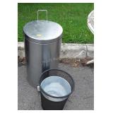 3 wastebaskets,  larger one is CanWorks brand