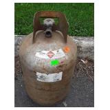 Older Taller empty propane tank