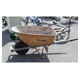 True Temper Wheel Barrow, concrete worker used