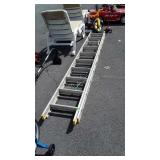Werner 20ft aluminum extension Ladder