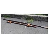 Digging bar with 3ft Bar Clamp