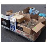 Canning Jars Group, skid lot, various sizes and